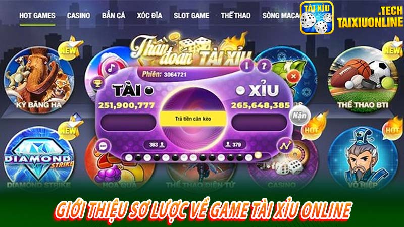 Giới thiệu sơ lược về game tài xỉu online