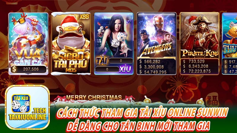 Cách thức tham gia tài xỉu online Sunwin dễ dàng cho tân binh mới tham gia 