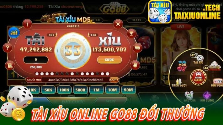 Tài xỉu online go88 đổi thưởng