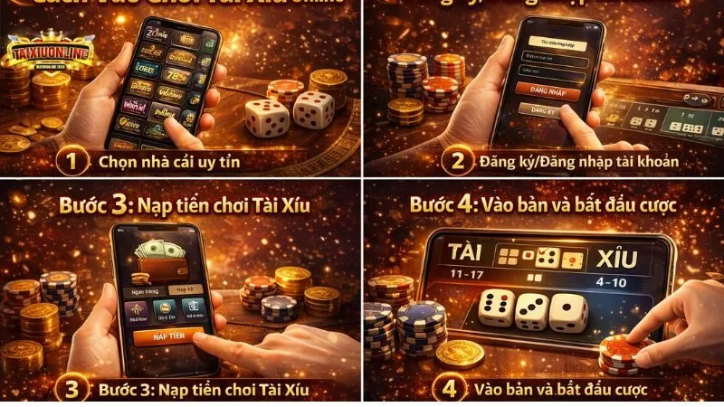 Tài xỉu online Các bước đơn giản vào chơi Tài Xỉu Online